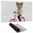 Funny frog riding a bike - 14.00"x24.25" Desk mat