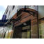 Canofix 3m Width x 1m Depth Door Canopy Black-Bracket Bronze-Sheet