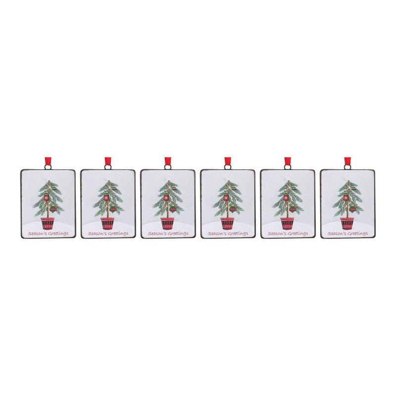 5.5 " Christmas Phrases Ornament