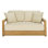 Melrose 53" Teak Patio Loveseat