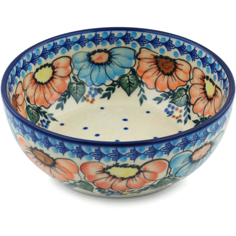 Bold Poppies 32 oz. Rice Bowl