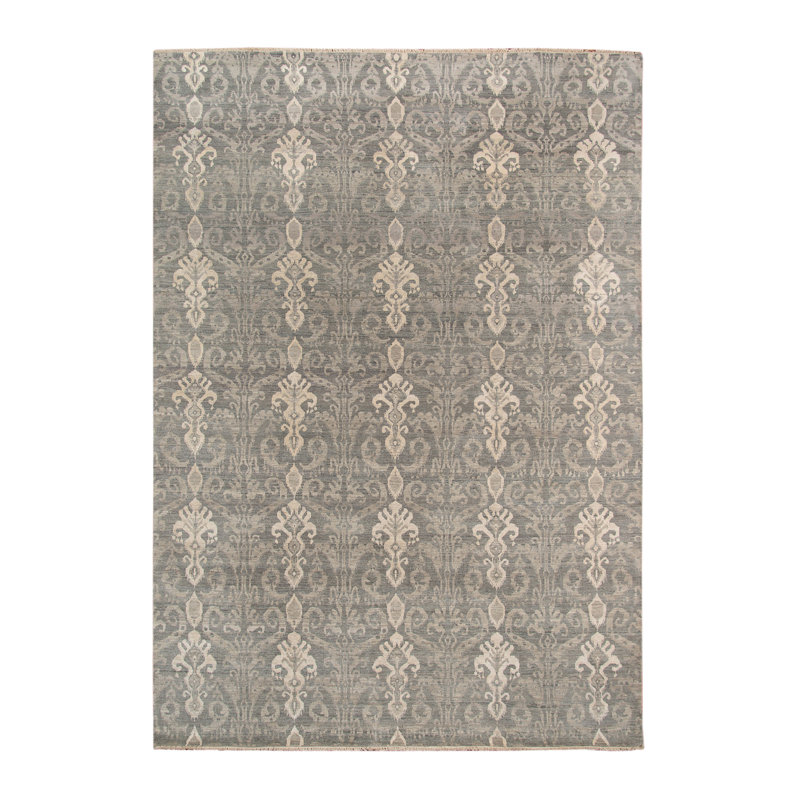 Pearl Geometric Area Rug in Gray, Rectangle 2' x 3'