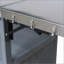 Chariot de cuisine à roulettes pour l'extérieur durable avec plateau en acier inoxydable, rangement multifonctionnel et roues verrouillables pour le barbecue de la terrasse et de la cour-131257644