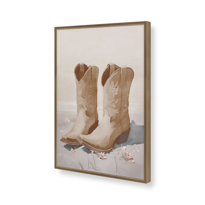 Sandy Cowboy Essentials I Print, Or brossé
