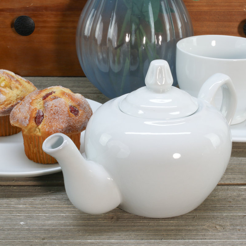 BIA Cordon Bleu Teapot, 18 Oz., White