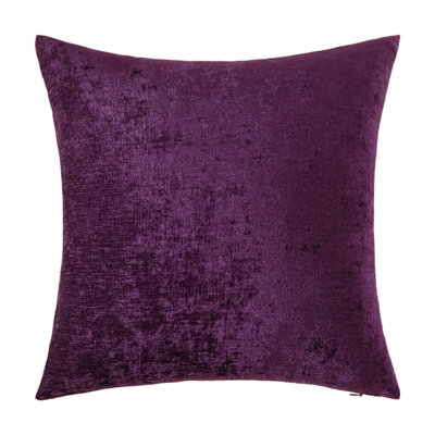 Housse de coussin en chenille (insert inclus)