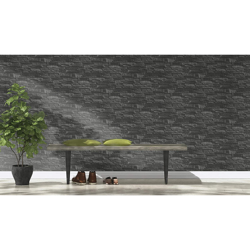 Buckman 10.05m x 53cm Textured Matte Wallpaper Roll