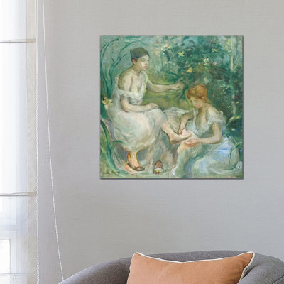 Bath (Bain), 1894 by Berthe Morisot - Wrapped Canvas Painting