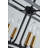 8 - Light Dimmable Kitchen Island Square / Rectangle Chandelier