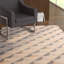 Tapis gris zone géométrique Davina-31784214