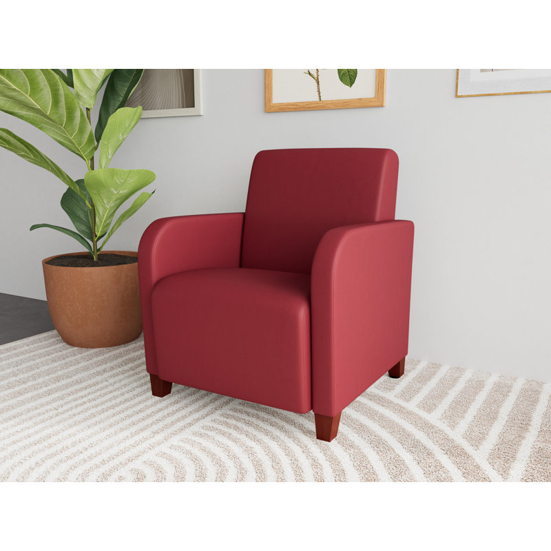 Chaise d'invité de réception Siena, Mahogany, Patriot Plus Bordeaux