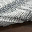 Tapis Leibowitz géométrique gris tissé à la main et fait à la main-64107203