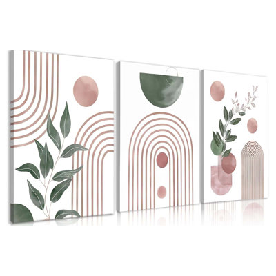 3 Piece Wrapped Canvas Wall Art