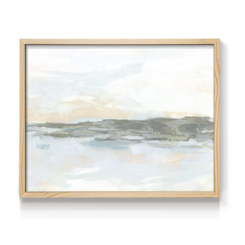 Rock Coast II - Reproduction encadrée - Restickable, Naturel, H 11 po x l 14 po