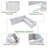 Anleolife L-shaped Raised Garden Bed 74''x74''x18'' White-482407627