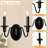Charnai Candle Wall Light