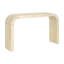 Console en bois 52 po avec rebord courbé, texture naturelle-1020559738