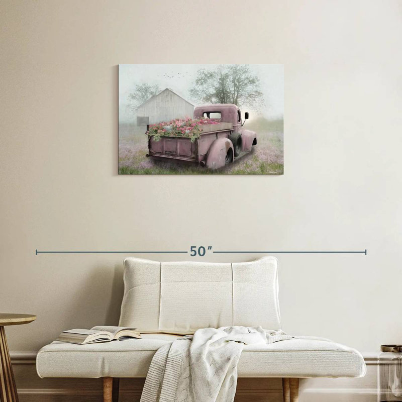 Camion rose Mehar, H 20 po x l 30 po