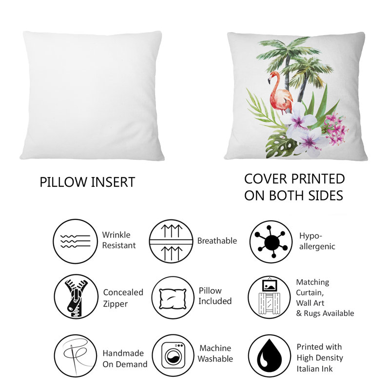 Coussin Flamingo