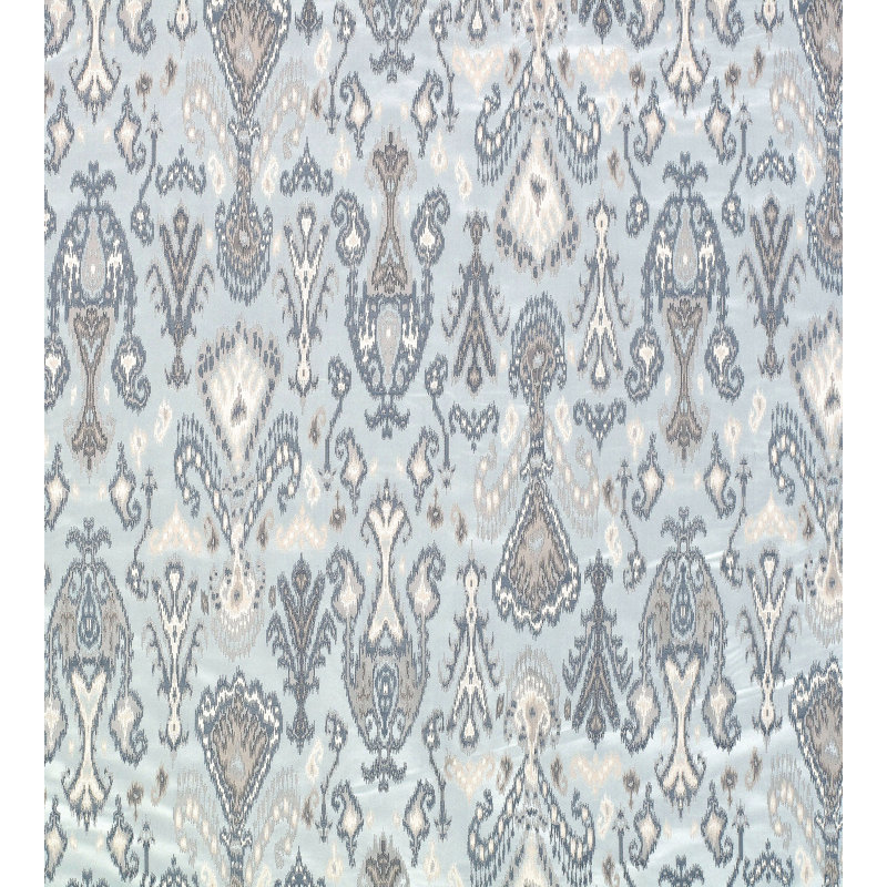 Tissu de soie Savankhet, Brume bleue