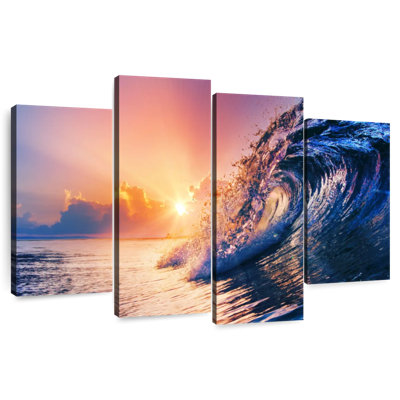 Gillard Sundown Ocean Wave