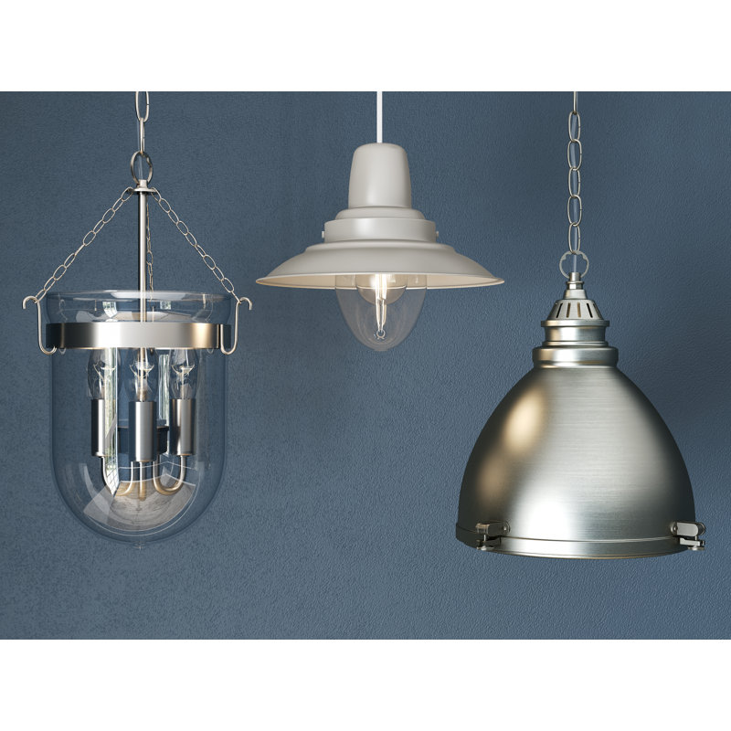 REGAL 3 - Light Chrome Pendant