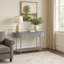 Table de canapé ovale contemporaine 47 po Ellice