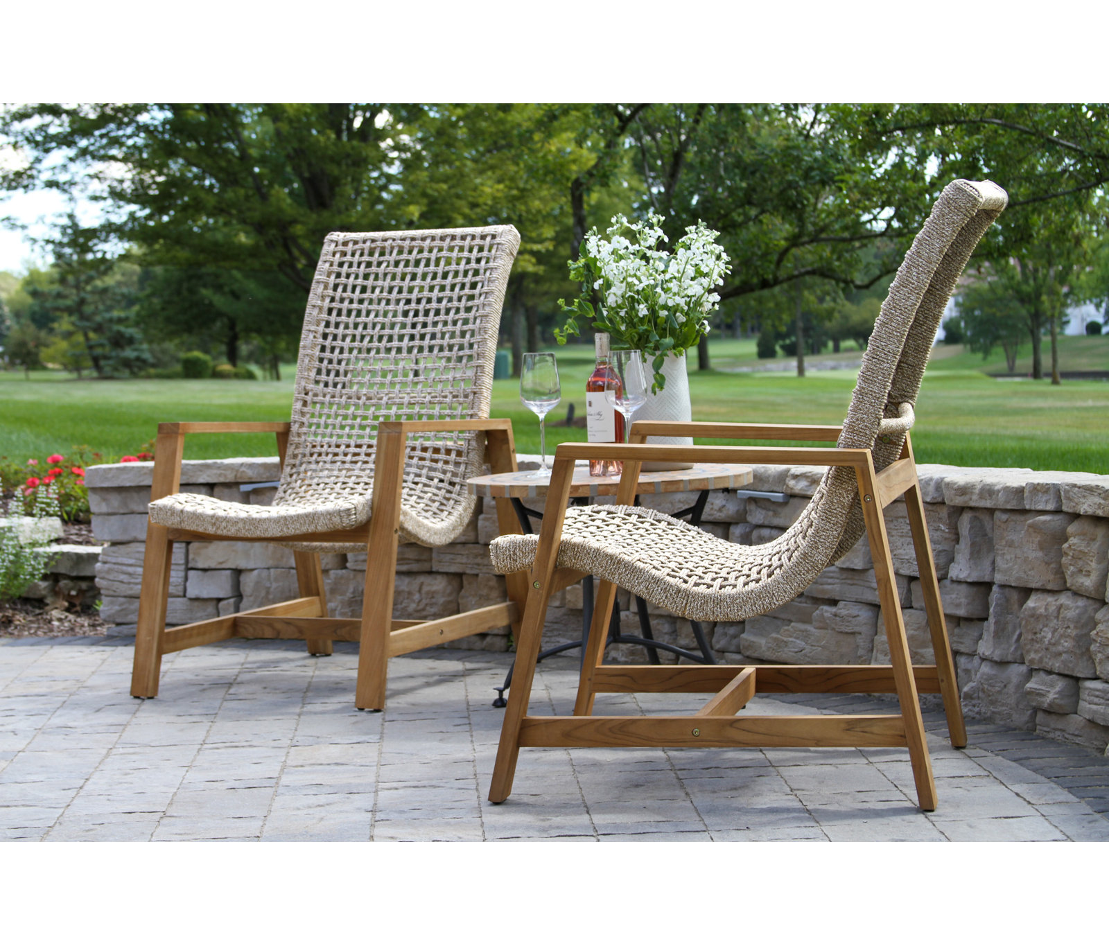 Demetri Teak Outdoor Ottoman