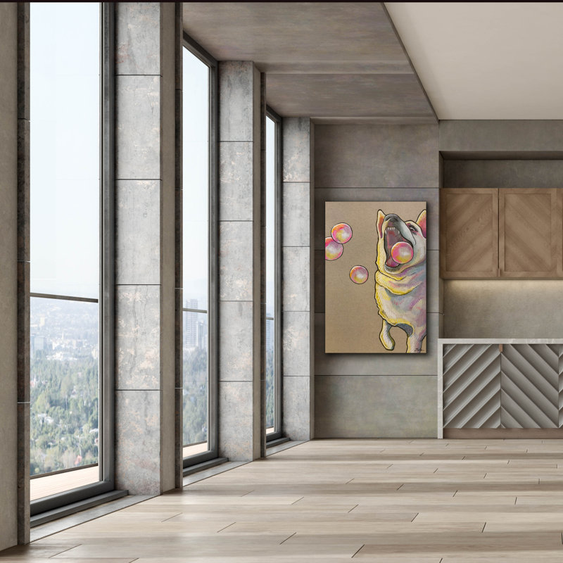 «Play Bubble» par Bebe Keith, art mural sur toile, 40 po x 60 po