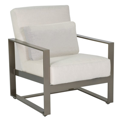 Park Place High Back Cushioned Lounge Chair w/One Pillow