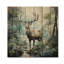 «Brason Deer Harmonious Encounter» sur impression sur bois-1254321199