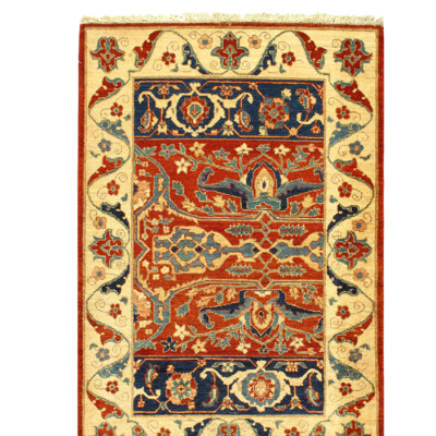 Mariestad One-of-a-Kind 3'7" X 5'3" Wool Area Rug in Brown