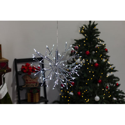 3D Snowflake Hanging LED Ornament
