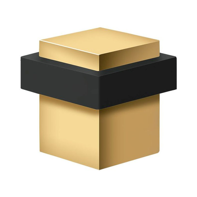 Door Stop, PVD Polished Brass