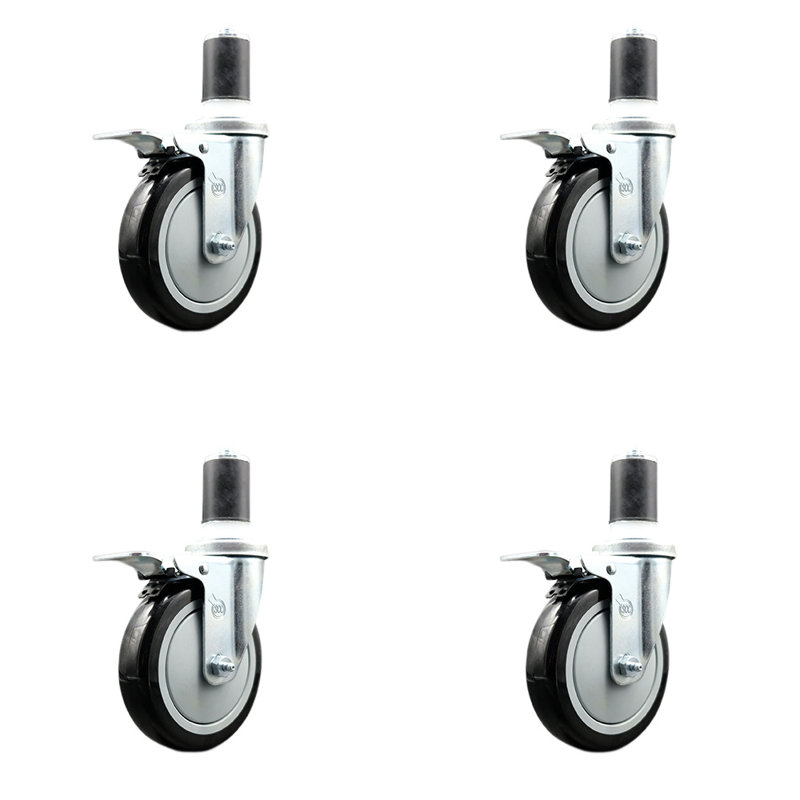 Locking Replacement Caster, Black