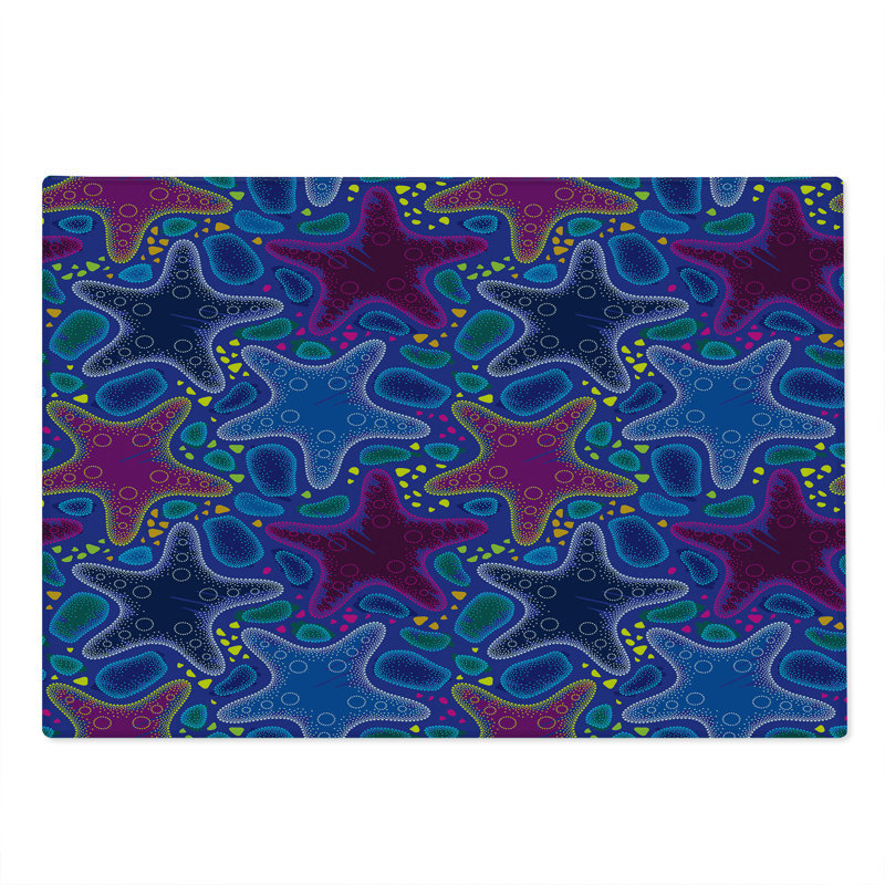 Planche à découper nautique Ambesonne grande taille étoile de mer Art animalier turquoise