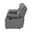 Fauteuil inclinable gris oscillant avec DEL