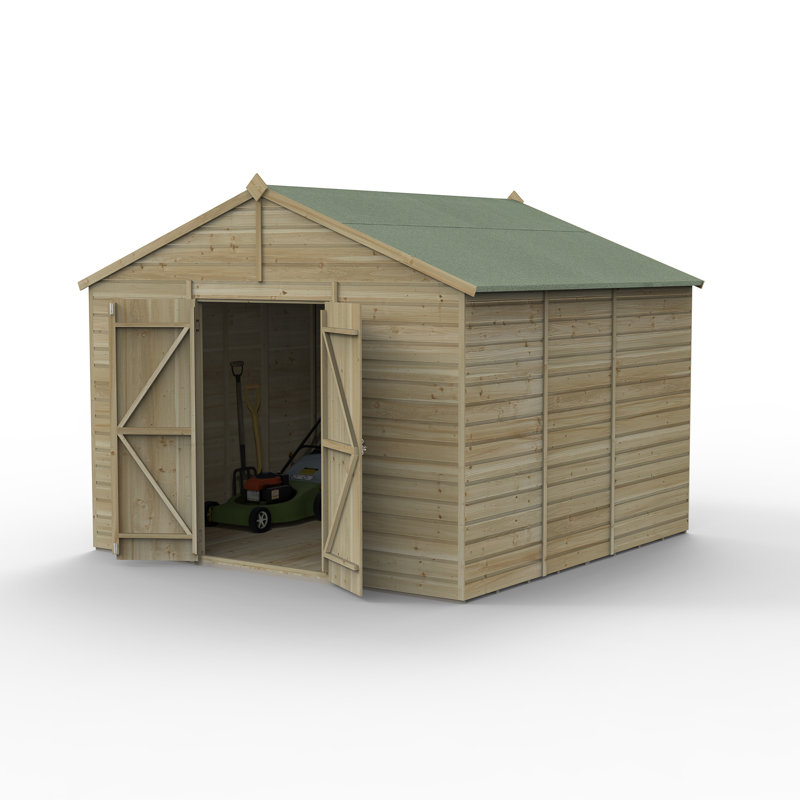  Beckwood 10x10 Pressure Treated Shiplap Apex Garden Shed