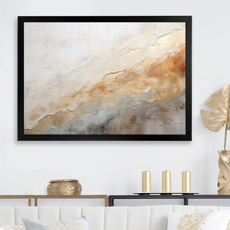Oxford - Abstract Canvas Print_106513, H 34 po x l 44 po x P 1,5 po, Impression noire sur toile encadrée