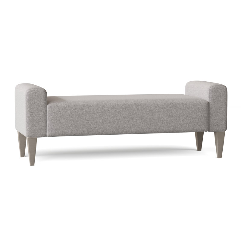 Sudbury Upholstered Bench, Akiko Graphite Performance 5534-011, Blanca