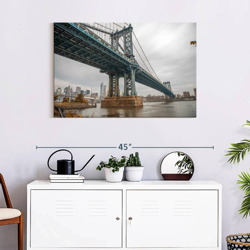 Couvert Manhattan Bridge NY, H 24 po x l 36 po
