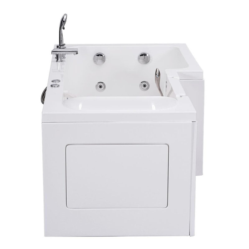 Coniston 1700mm x 855mm Freestanding Acrylic Bathtub, Right