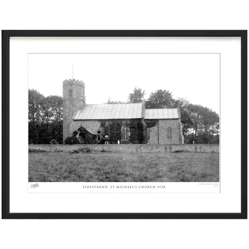 Sidestrand, St Michael's Church 1938 by Francis Frith - Single Picture Frame Print, 28cm H x 36cm W x 2.3cm D