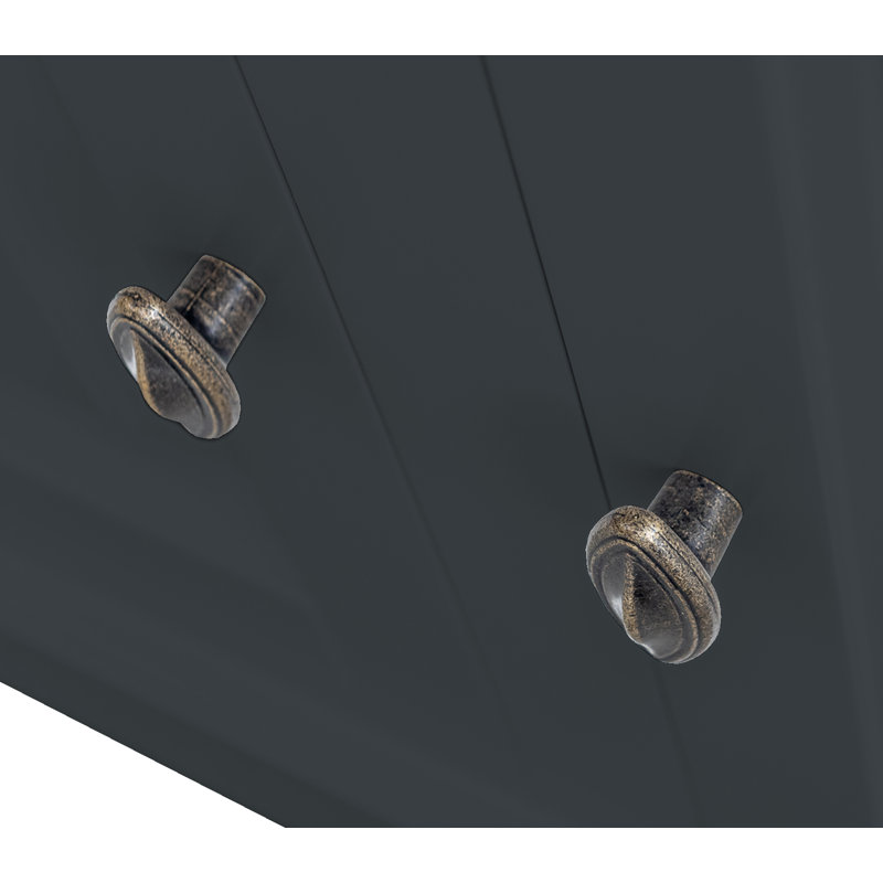 Chapne 230cm Sideboard, Anthracite Gray