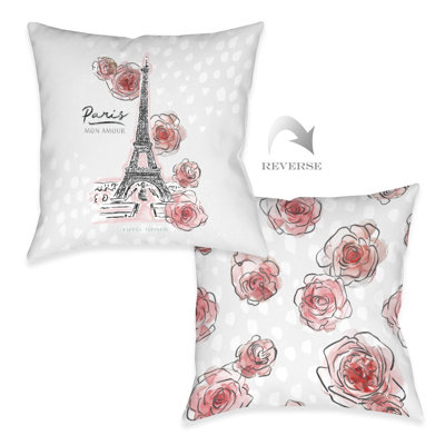 Coussin décoratif haute couture Tour Eiffel