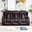 Deneishia 3 Seater Linen Reclining Sofa-703645985