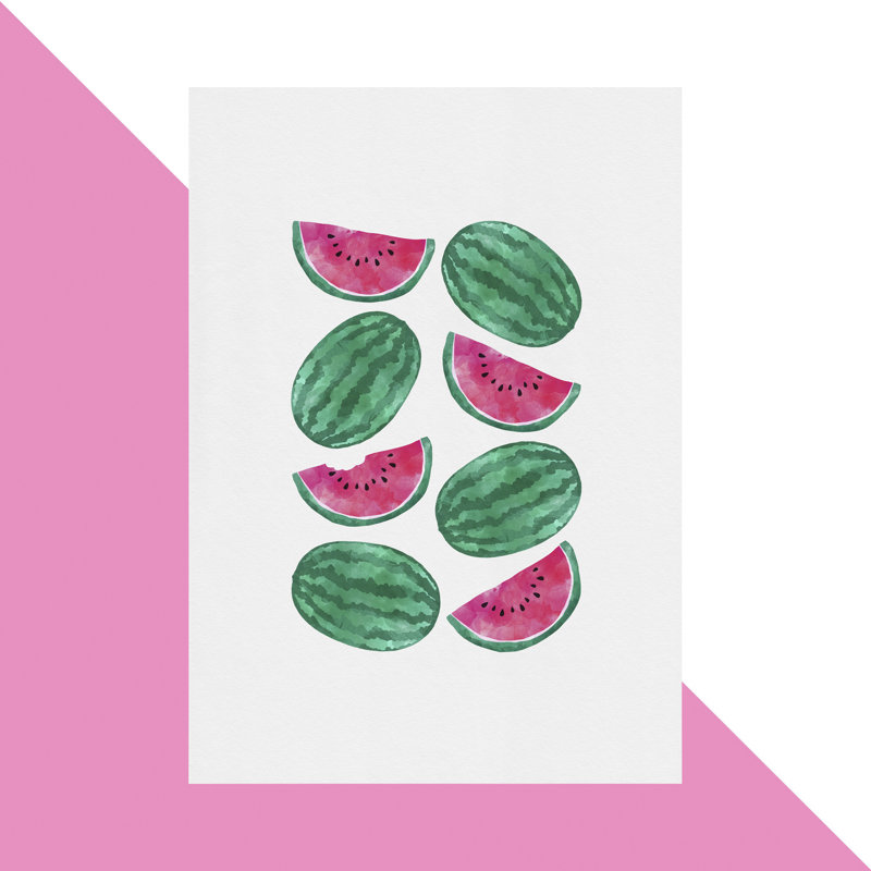 Watermelon Crowd - Print, No Frame, 42 cm H x 30 cm W x 1 cm D