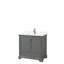 Ensemble de meuble-lavabo simple autoportant 36 po avec plateau en quartz Deborah-98084938-98084939-98084942