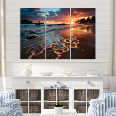 " Sunset Horizon I " 3 - Pieces