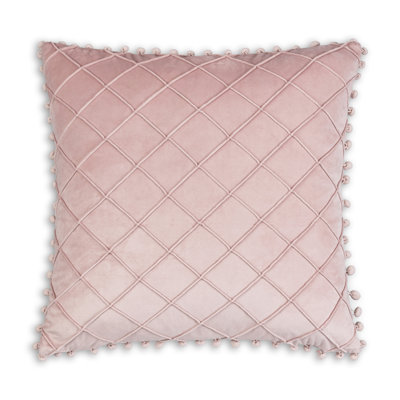 Velvet Down Geometric Throw Pillow